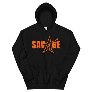 "SAVAGE" Hoodie (orange print)