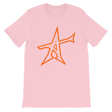 "ALL-IN" T-shirt (neon-orange print)