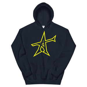 "ALL-IN" Hoodie (yellow print)