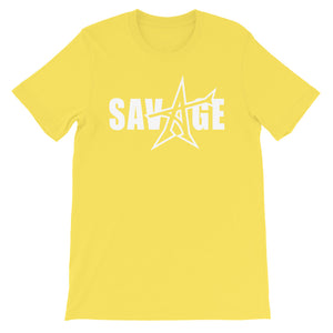 "SAVAGE" T-shirt (white print)