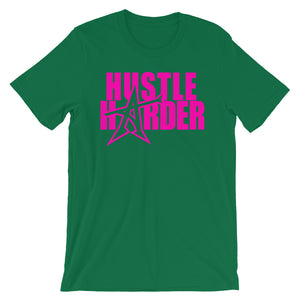 "HUSTLE HARDER" T-shirt (pink print)