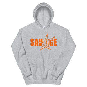 "SAVAGE" Hoodie (orange print)
