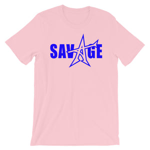 "SAVAGE" T-shirt (blue print)