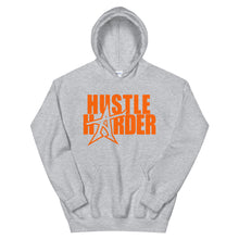 "HUSTLE HARDER" Hoodie (orange print)
