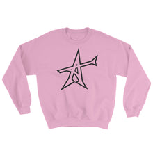 "ALL-IN" Sweatshirt Light Pink (black print)