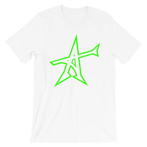 "ALL-IN" T-shirt (neon-green print)