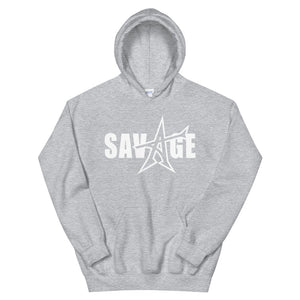 "SAVAGE" Hoodie (white print)