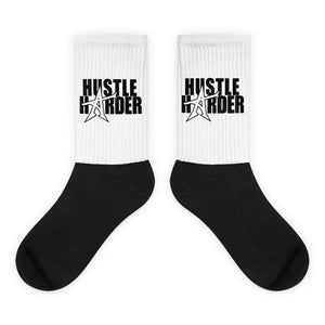 "HUSLTE HARDER" Socks