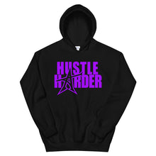 "HUSTLE HARDER" Hoodie (purple print)