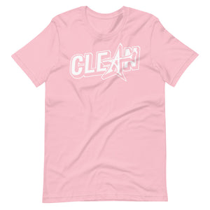"CLEAN" t-shirt (white print)
