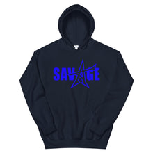 "SAVAGE" Hoodie (blue print)