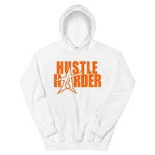 "HUSTLE HARDER" Hoodie (orange print)