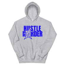 "HUSTLE HARDER" Hoodie (blue print)