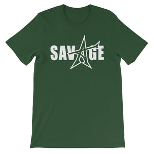"SAVAGE" T-shirt (white print)