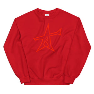 Get "ALL-IN" Unisex Sweatshirt (red on red print)