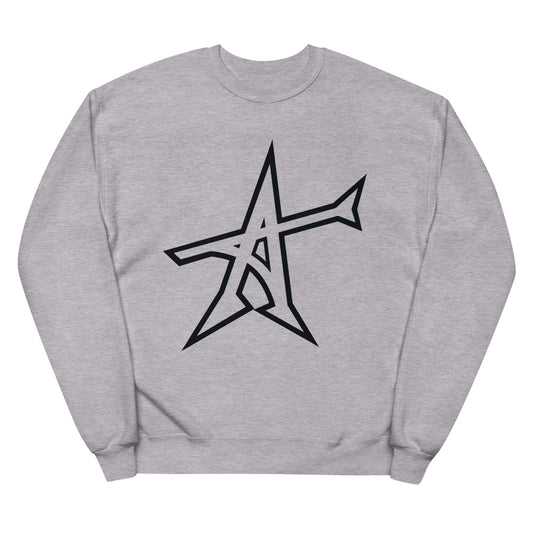 ALL-IN Signature fleece Crewneck | Black Print