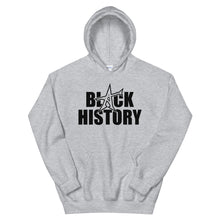 "BLACK HISTORY" Unisex Hoodie (black print)