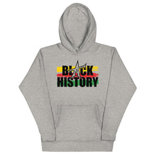 "BLACK HISTORY" (PREMIUM) (with color) Unisex Hoodie (black print)