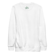"HUSTLE HARDER" Unisex Premium Sweatshirt (champ green print)