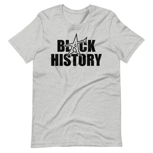 "BLACK HISTORY" t-shirt (black print)