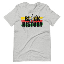 "BLACK HISTORY" t-shirt (with color) (black print)